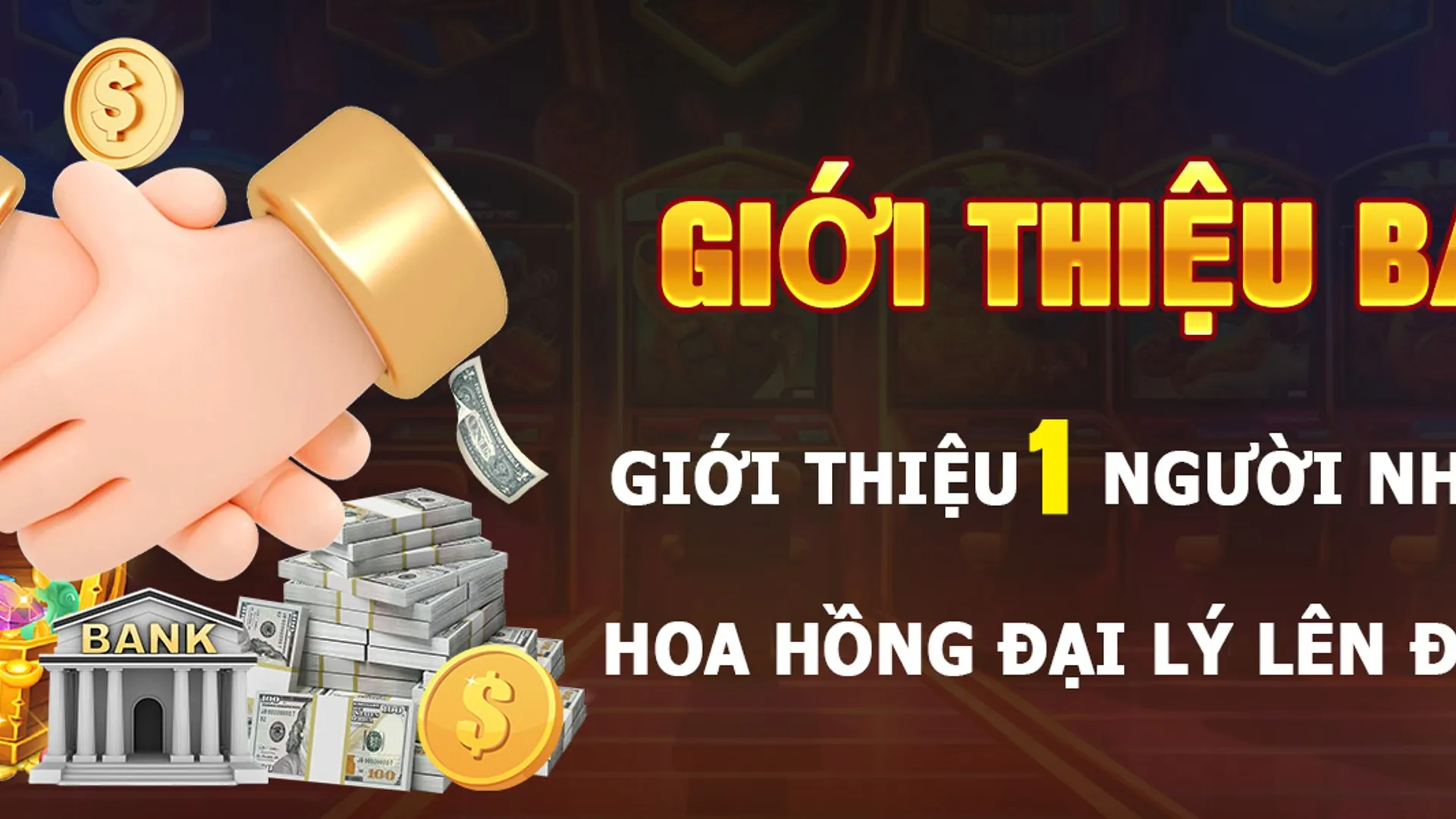 Banner chương trình thưởng giới thiệu bạn bè GO99
